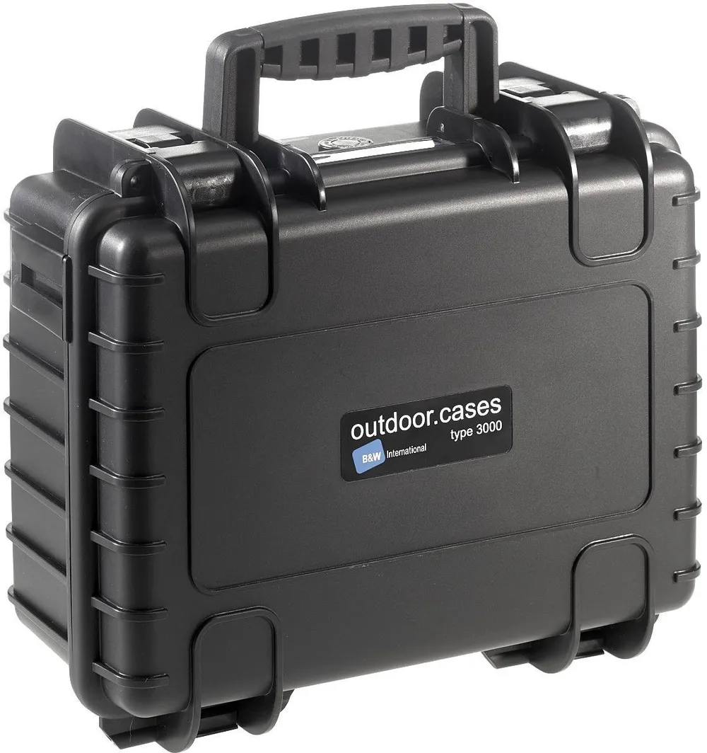 B&W Case Type 3000 schwarz