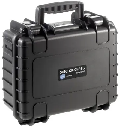B&W Case Type 3000 RPD schwarz mit Facheinteilung