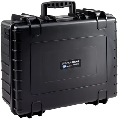 B&W Case Type 6000 RPD schwarz mit Facheinteilung