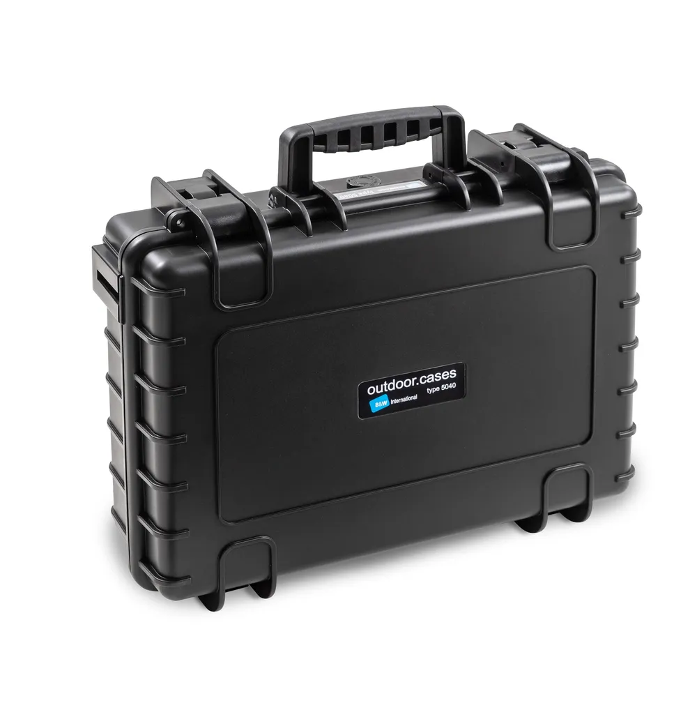 B&W Case Type 5040 schwarz mit Schaumstoffeinsatz