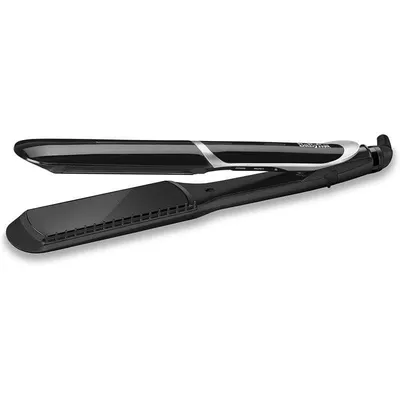 Turmalin-Keramik-Glätteisen BaByliss ST397E Wide Plate 235ºC 6 Temperaturstufen Ionen Schwarz