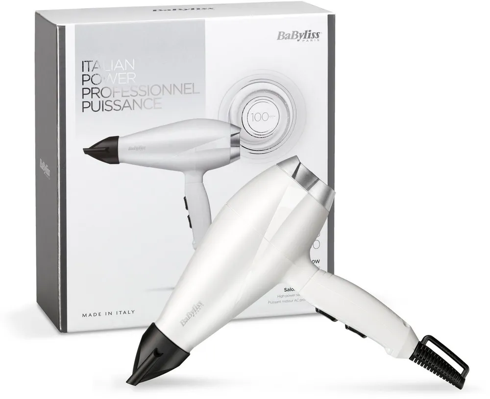 BaByliss Ionic-Haartrockner 6704WE Power Pro, 2000 W, AC Haartrockner
