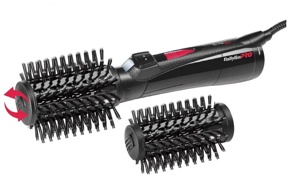 BaByliss Warmluftbürste Rotating Brush 800W rotierender Lockenstab BAB2770E