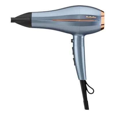 Ionen Föhn BaByliss Denim Luxe 2200W 3 Temperaturstufen 2 Geschwindigkeiten Kaltstufe Blau Kupfer
