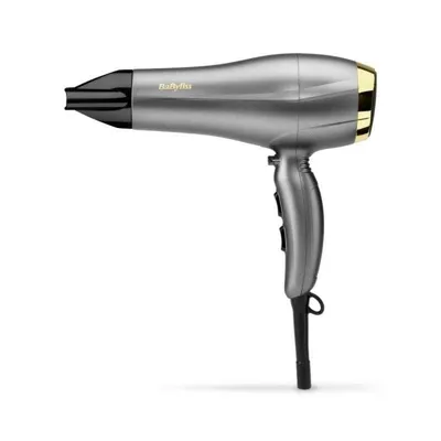 Professioneller Ionen Föhn BaByliss 5513TE 2300W 3 Temperaturstufen 2 Geschwindigkeiten Gold Titanium mit Diffusor
