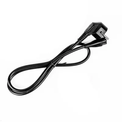 Netzkabel Bachmann 304.1054 1 m E+F Stecker IEC C5 H05VV-F Schwarz