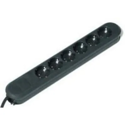 Bachmann SMART Steckdosenleiste 6-fach mit Schalter und Schutz 3 m