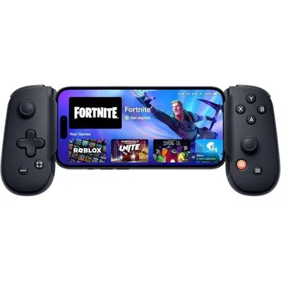 Backbone One PlayStation V2 Gamepad für iPhone Schwarz Lightning 12 Tasten