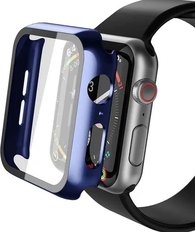 Baker Smartwatch-Hülle 2x Hülle für Apple Watch 1/2/3/4/5/6/7/8/9/SE/Ultra/Ultra2, (2 Pack) 38mm 40mm 41mm 42mm 44mm 45mm 49mm, i Watch Schutzhülle Case