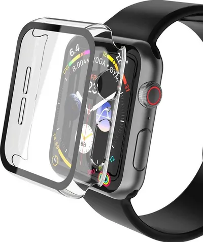 Baker Smartwatch-Hülle 2x Hülle für Apple Watch 1/2/3/4/5/6/7/8/9/SE/Ultra/Ultra2, (2 Pack) 38mm 40mm 41mm 42mm 44mm 45mm 49mm, i Watch Schutzhülle Case