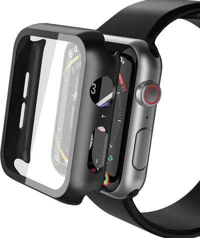 Baker Smartwatch-Hülle 2x Hülle für Apple Watch 1/2/3/4/5/6/7/8/9/SE/Ultra/Ultra2, (2 Pack) 38mm 40mm 41mm 42mm 44mm 45mm 49mm, i Watch Schutzhülle Case