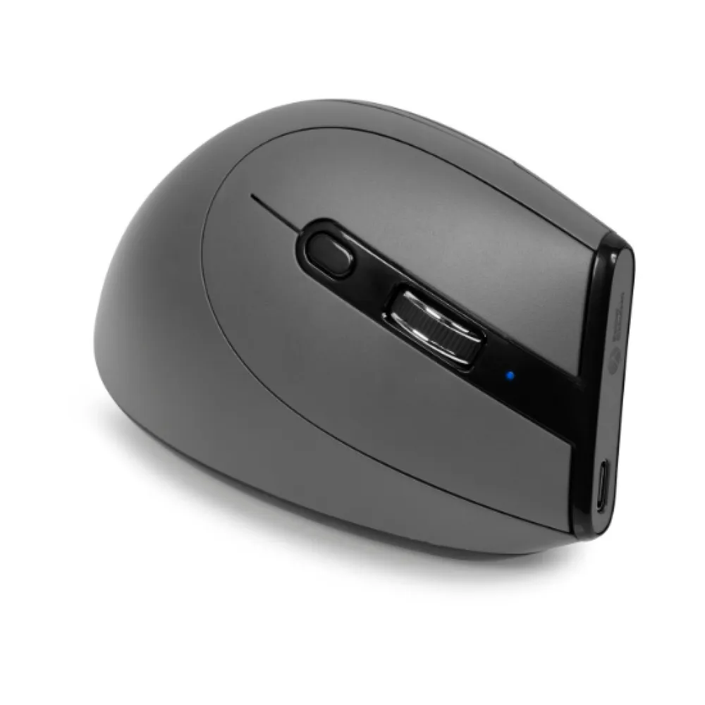 Maus BakkerElkhuizen Grip Pro Kabellos 2400DPI Grau Schwarz Gelb Vertikal