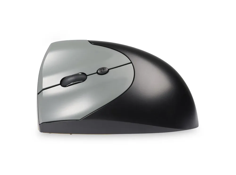 Ratón BakkerElkhuizen Handshake RF Wireless Bluetooth USB Type-C 6400 DPI Schwarz Grau Ergonomisch