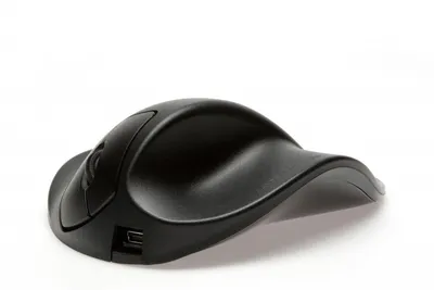 Maus BakkerElkhuizen HandShoeMouse USB 1500 DPI Schwarz Ergonomie Büro