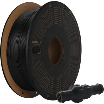 Filament PPS-CF Bambu Lab T02-K0-1.75-750-SPL Schwarz 1,75 mm Hitzebeständig