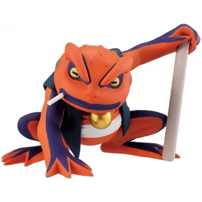 Figur Bandai Naruto Shippuden Gamakichi Weiches Vinyl Sammlerstück