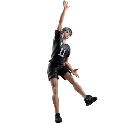 Figur Bandai Haikyu!! Osamu Miya PVC Beweglich Ständer Anime