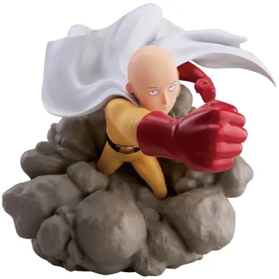 Diorama Figur Bandai One Punch Man Saitama PVC 1/8 Stadtbasis