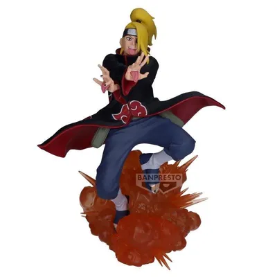 Figur Banpresto Deidara Naruto Shippuden mit Zubehör und flexiblen Gelenken
