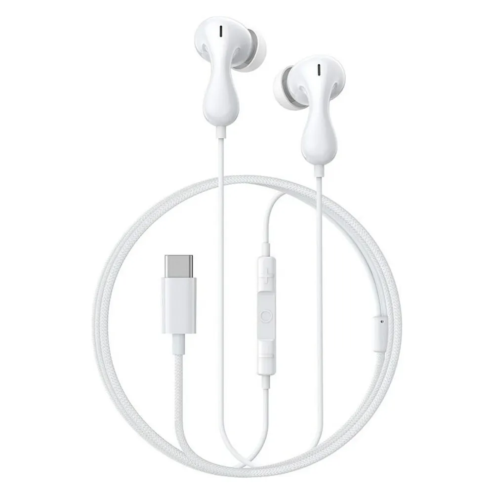 Auriculares Baseus Encok Cz20 con cable USB-C para llamadas y música