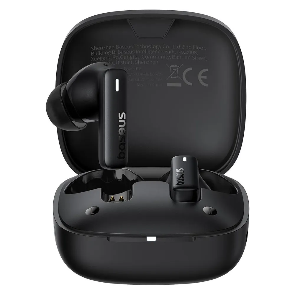 Baseus Bowie E19 kabellose Bluetooth 5.3 Kopfhörer Waterproof IPX5 für Anrufe und Musik schwarz