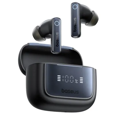 Baseus Bowie 35 True Wireless-Kopfhörer, schwarze kabellose Kopfhörer