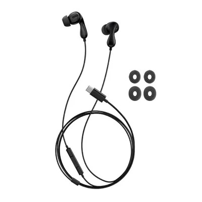 Kopfhörer Baseus Encok CZ20 kabelgebunden USB-C für Anrufe und Musik Schwarz