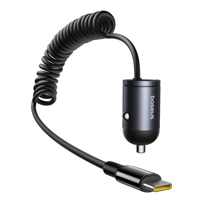 Auto-Ladegerät Baseus Tiny Star Mini USB-C 30W Power Delivery Quick Charge Schwarz