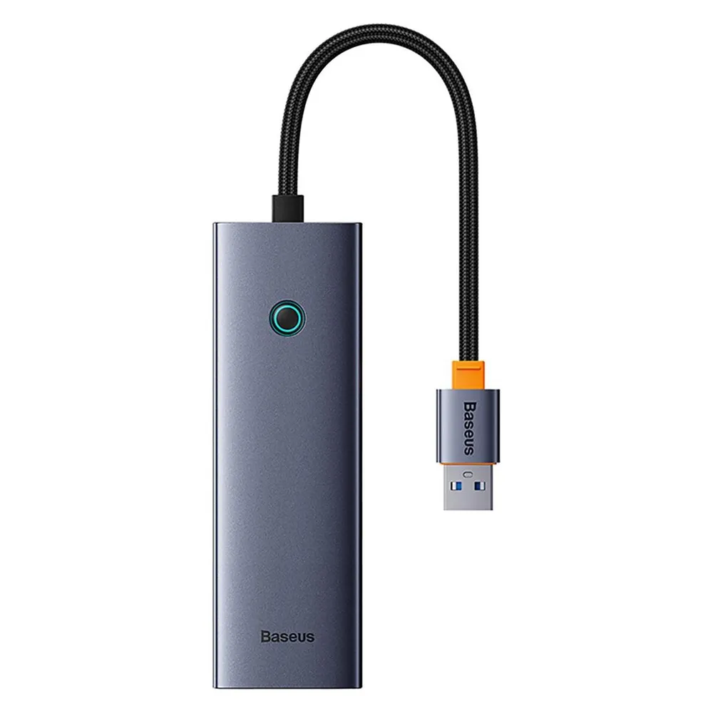 Baseus 4in1 Hub UltraJoy USB-A to USB 3.0 RJ45 (space grey)