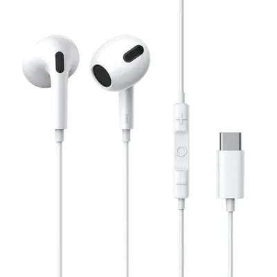Baseus Encok C17 In-Ear-Kopfhörer mit USB-Typ-C-Kabel Weiß