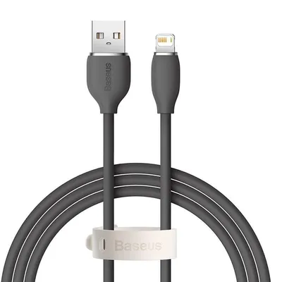 USB-zu-Lightning-Kabel Baseus Jelly 1,2 m Schwarz