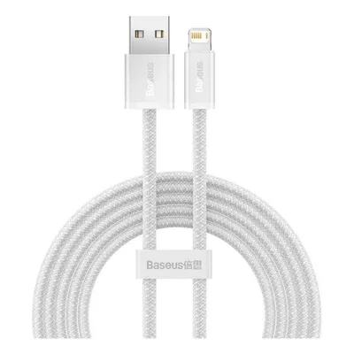 USB-zu-Lightning-Kabel Baseus CALD000502 2 m 2,4 A Weiß