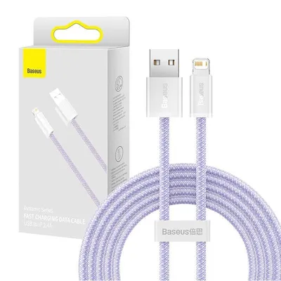 Kabel Baseus Dynamic USB zu Lightning 2.4A 2m Violett