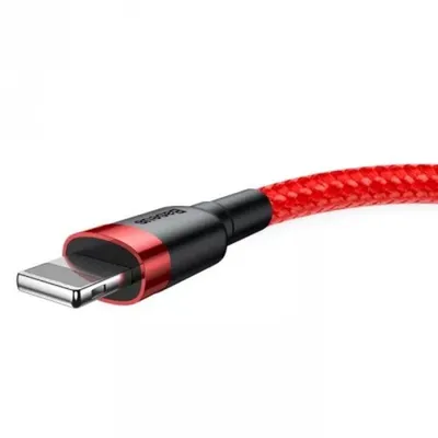 USB-zu-Lightning-Kabel Baseus Cafule 0,5 m Rot 2,4 A