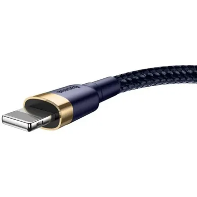 USB-Kabel Baseus Cafule für Lightning 2 m Blau und Gold