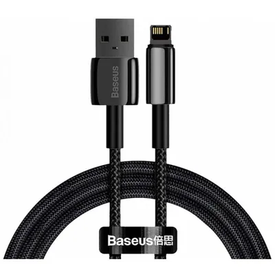 USB-zu-Lightning-Kabel Baseus Tungsten 1 m Schwarz