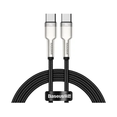 Baseus Cafule USB-C-Datenkabel für USB-C 5A 100W 1M Schwarz