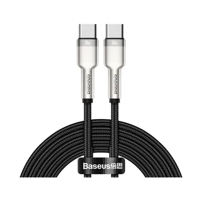 Baseus Cafule USB-C-Datenkabel für USB-C 2M 5A 100W Schwarz