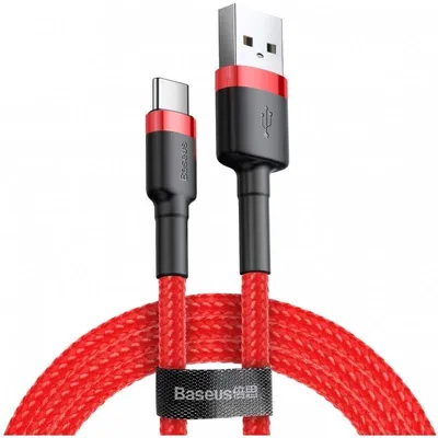 Baseus USB Typ-C Kabel Quick Charge 3.0 5V/3A 1m Rot