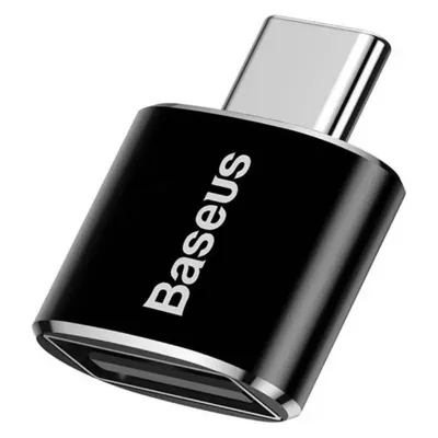 Baseus USB-Adapter für USB Typ C Schwarz