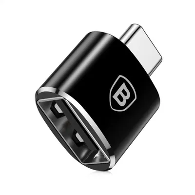 Baseus USB-Adapter für USB Typ C Schwarz