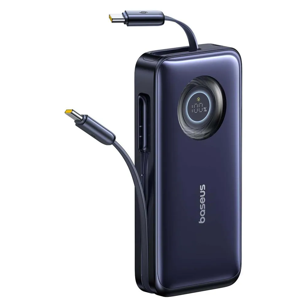 Externe Batterie Baseus EnerCore CR11 20.000mAh 100W Kabel Ziehharmonika Blau