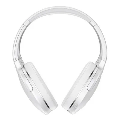 Kopfhörer Baseus Encok D02 Pro kabellos Bluetooth 5.3 mit Kabel, Geräuschunterdrückung, weiß