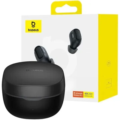 Baseus Bowie WM01 True Wireless Kopfhörer Schwarz