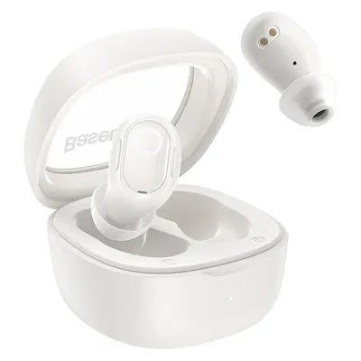 Baseus Bowie WM02 TWS Kabellose Bluetooth-Kopfhörer mit Ladehülle Cremeweiß