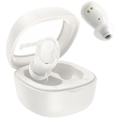 Baseus Bowie WM02 TWS Kabellose Bluetooth-Kopfhörer mit Ladehülle Cremeweiß
