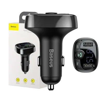 OS-Baseus T-förmiger S-09A Auto-Bluetooth-MP3-Player (Standard Edition) Schwarz
