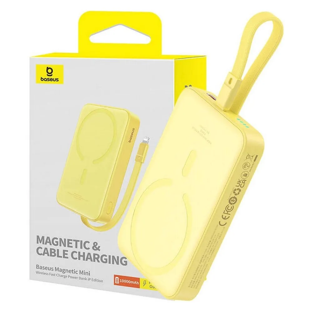 Baseus Magnetic Mini Charger (10000 mAh, 20 W, 38.50 Wh)