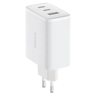 Baseus Wall charger OS-Cube Pro 2xUSB-C + USB, 65W (white)