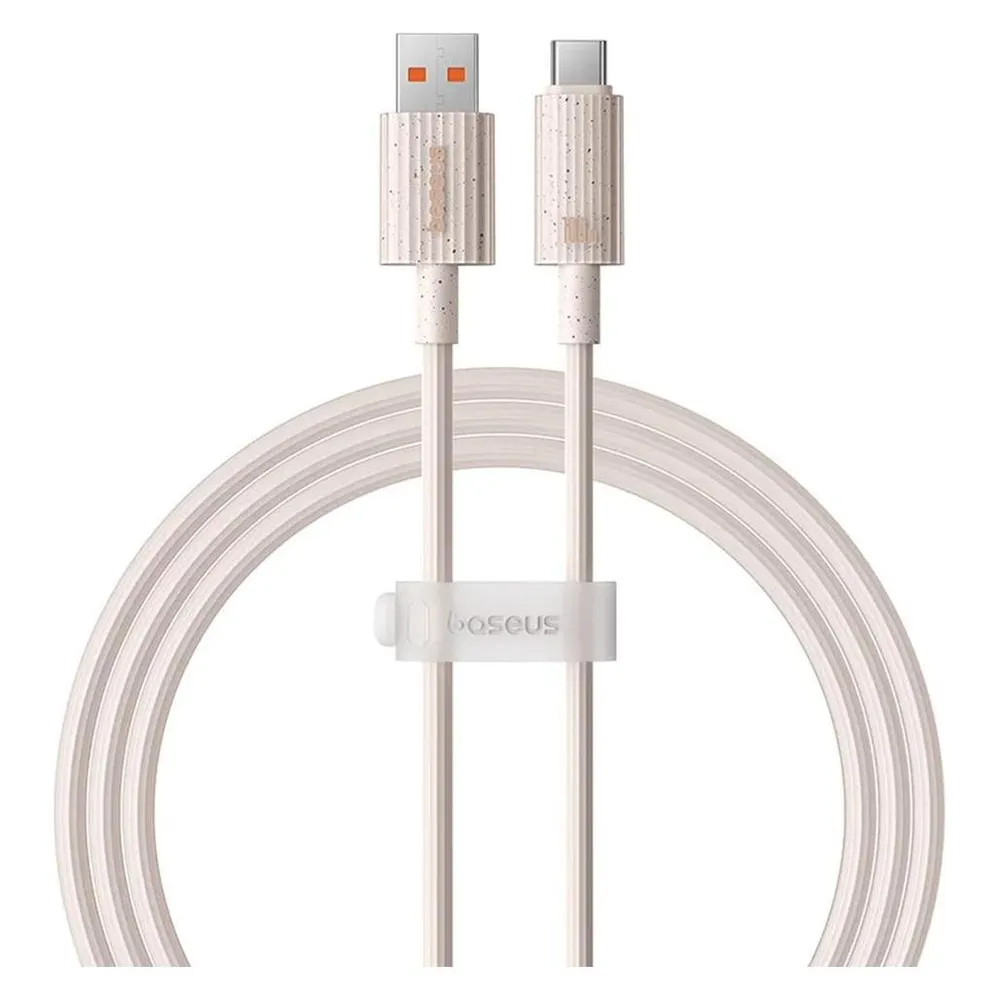 Baseus Fast Charging cable USB to USB-C Habitat Series 1m 100W (pink)